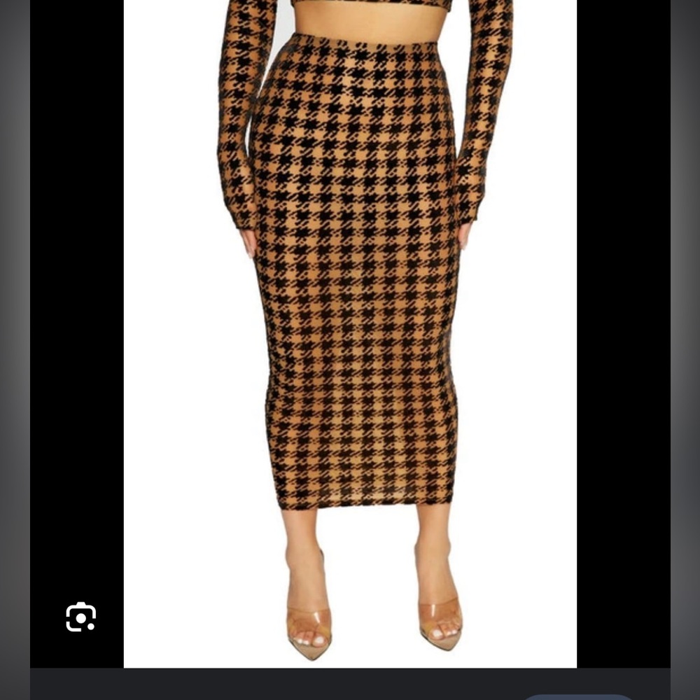 Nakedwardrobe midi skirt